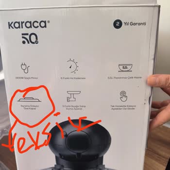 Eksik Parça Ve Yanıltıcı Bilgilendirme: Stand Mikserimde Koruyucu Kapak Yok