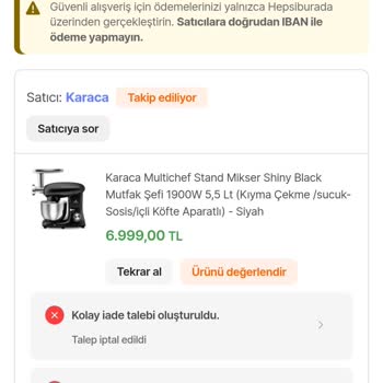 Eksik Parça Ve Yanıltıcı Bilgilendirme: Stand Mikserimde Koruyucu Kapak Yok
