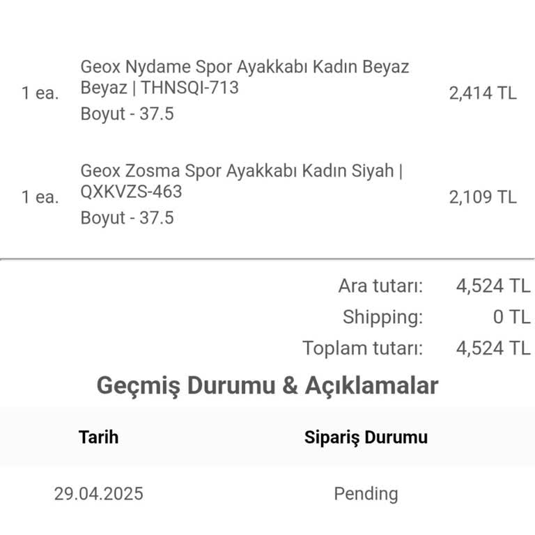 Siparişim Gönderilmedi, İade Yapılmadı!