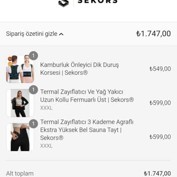 Kullanışsız Korse Ve Mantıksız İade Politikası