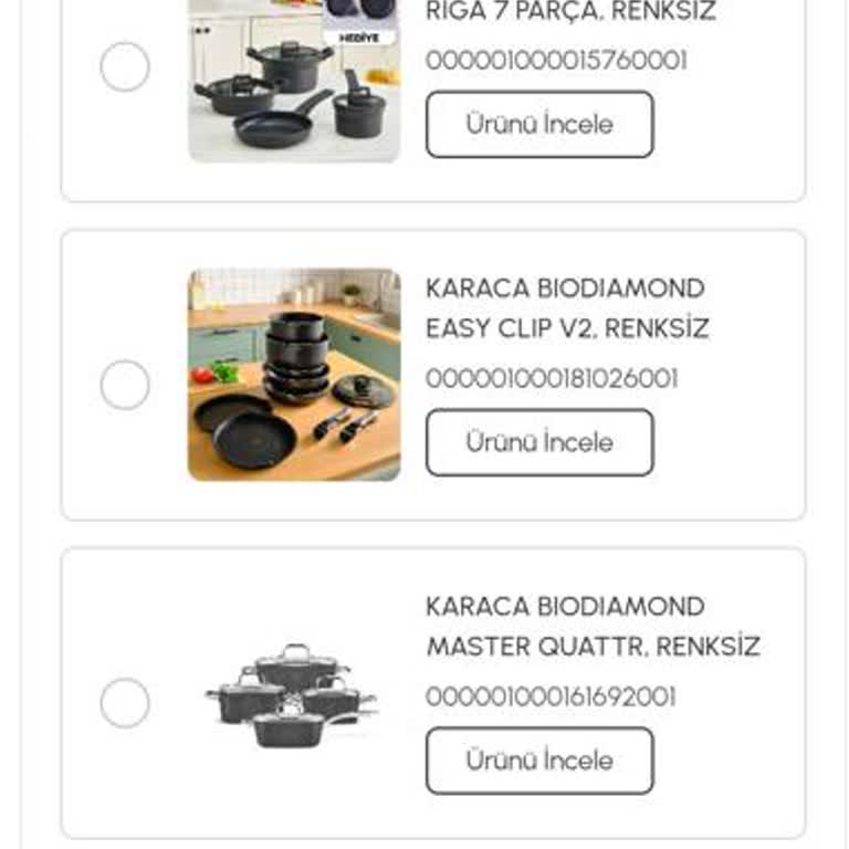 Karaca Tencere Seti İçin Düşük Kaliteli Muadil Ve Yetersiz Çözüm Mağduriyeti