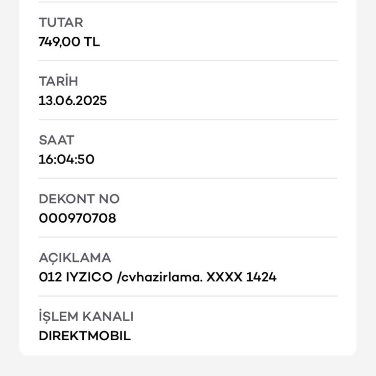 Habersiz Para Çekimi Ve İade Talebim