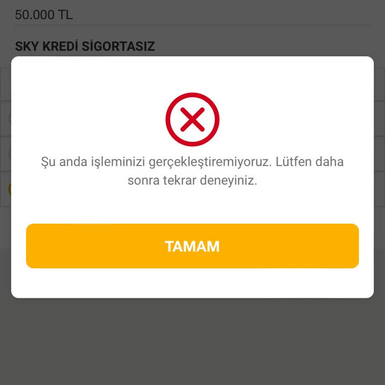 VakıfBank Mobilde Kredi Erken Kapama Sonrası İşlem Engeli Yaşadım
