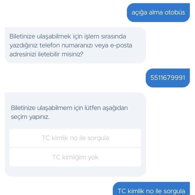 Yanlış Bilet Aldım, Müşteri Hizmetlerine Ulaşamıyorum Ve Ücretim İade Edilmiyor