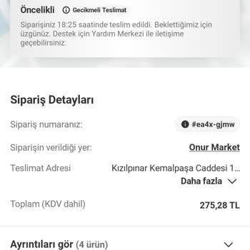 Siparişim Yanlış Adrese Bırakıldı Ve Paramı Alamadım