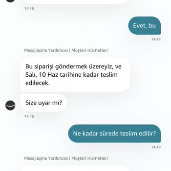 Amazon'da Teslimat Ve Müşteri Hizmetleri Hayal Kırıklığı
