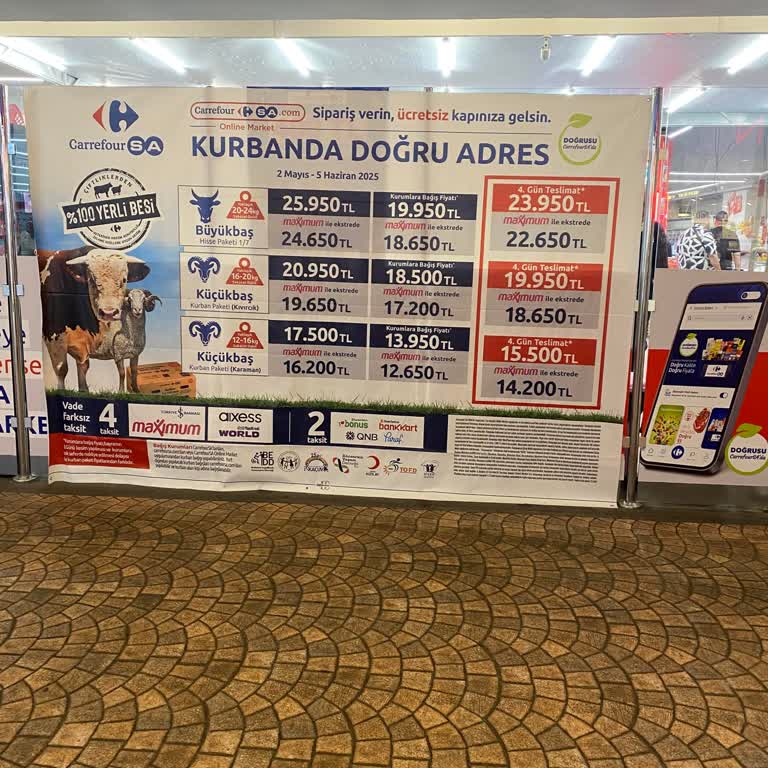 Kurbanlık Alışverişinde Kampanya Bilgisi Eksikliği Nedeniyle 1300 TL Kayıp Yaşadık