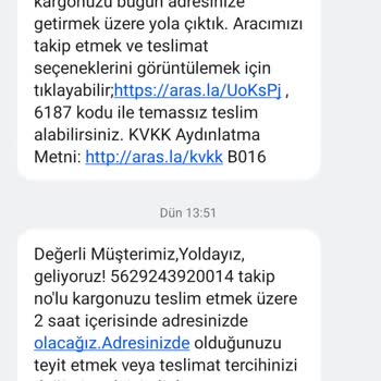 Aras Kargo Varsak Şubesinin Teslimat Gecikmesi Mağduriyet Yaşatıyor