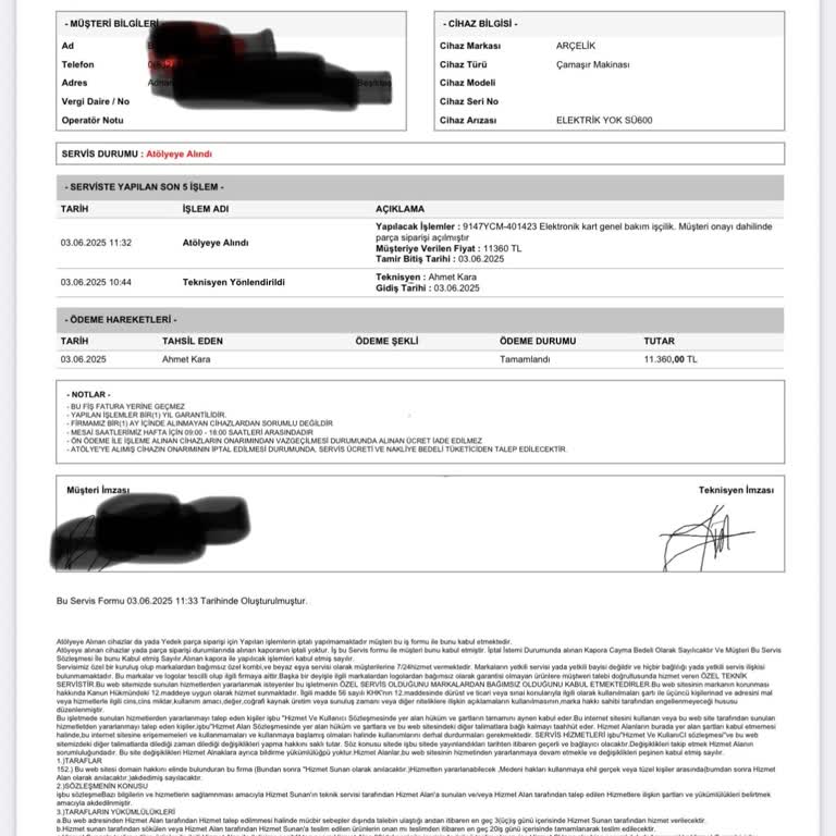 Çamaşır Makinesi Tamiri Sürekli Erteleniyor, Teslimat Yapılmıyor