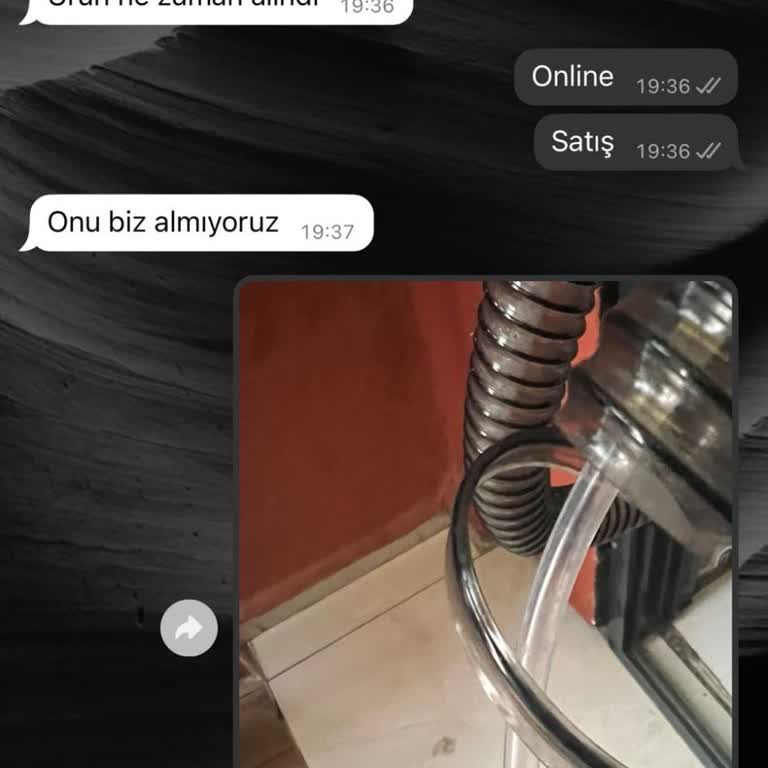 Bir Kullanımdan Sonra Çıkan Hortum İçin İade Ya Da Değişim Yapılmıyor