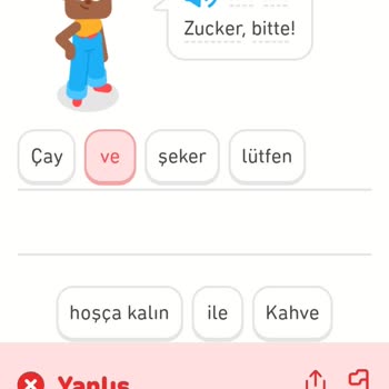 Almanca Dersi Uygulamasında Mantıksız Kelime Hataları Ve Zorunlu Reklam İzletilmesi