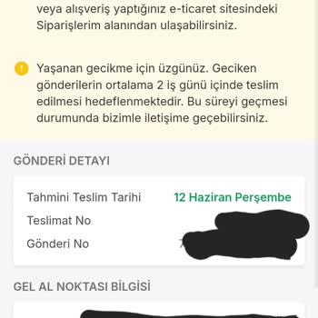 Kod Sorunu Nedeniyle Siparişimi Teslim Alamıyorum