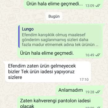 Siparişimde Yanlış Ürün Ve İade Sorunuyla Karşılaştım