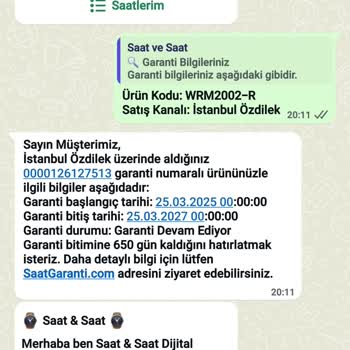 Kullanılmış Ve Kusurlu Saat Satışı Sonrası Yetersiz Servis Ve Yüksek Tamir Ücreti