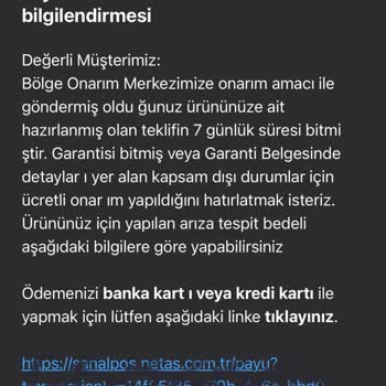 Lenovo Servisten Teklif Almadan Laptopum İade Edildi Ve Ücret İstendi