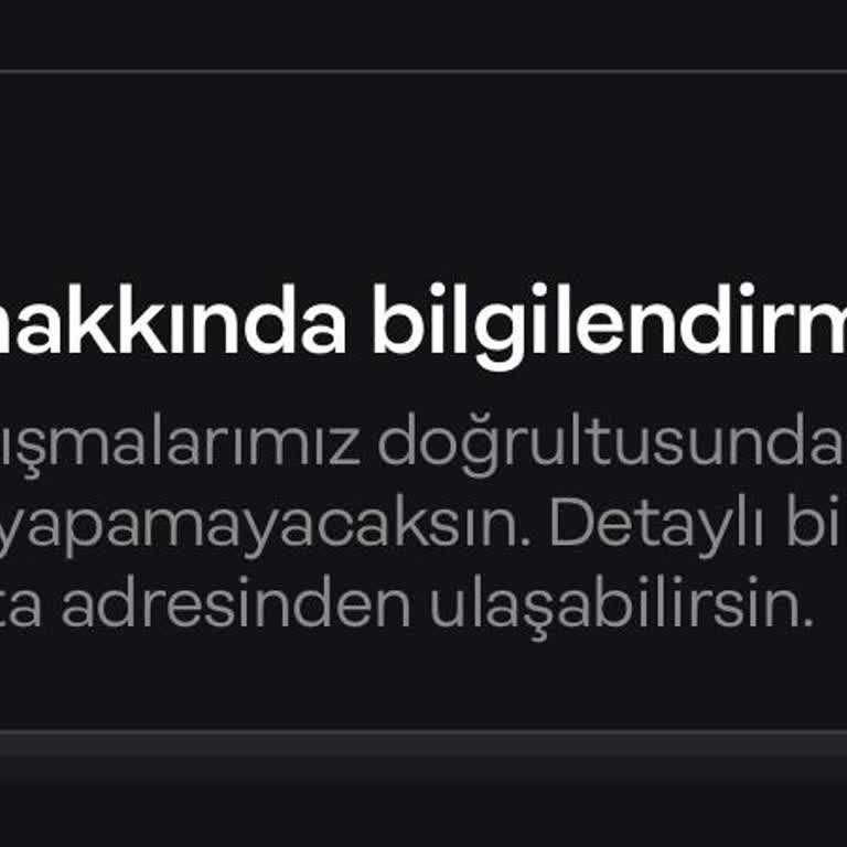 Papara Hesabımın Haksız İncelemeye Alınması Nedeniyle Mağduriyet Yaşıyorum