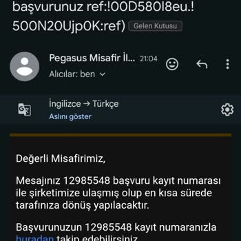 Pegasus Uçuş Ertelemesi Ve Yetersiz Destek Hayal Kırıklığı Yarattı