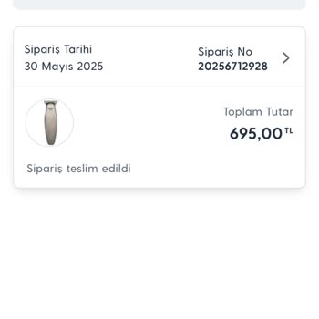 Arızalı Gönderilen Traş Makinesi İçin İade Ve Değişim Sorunu