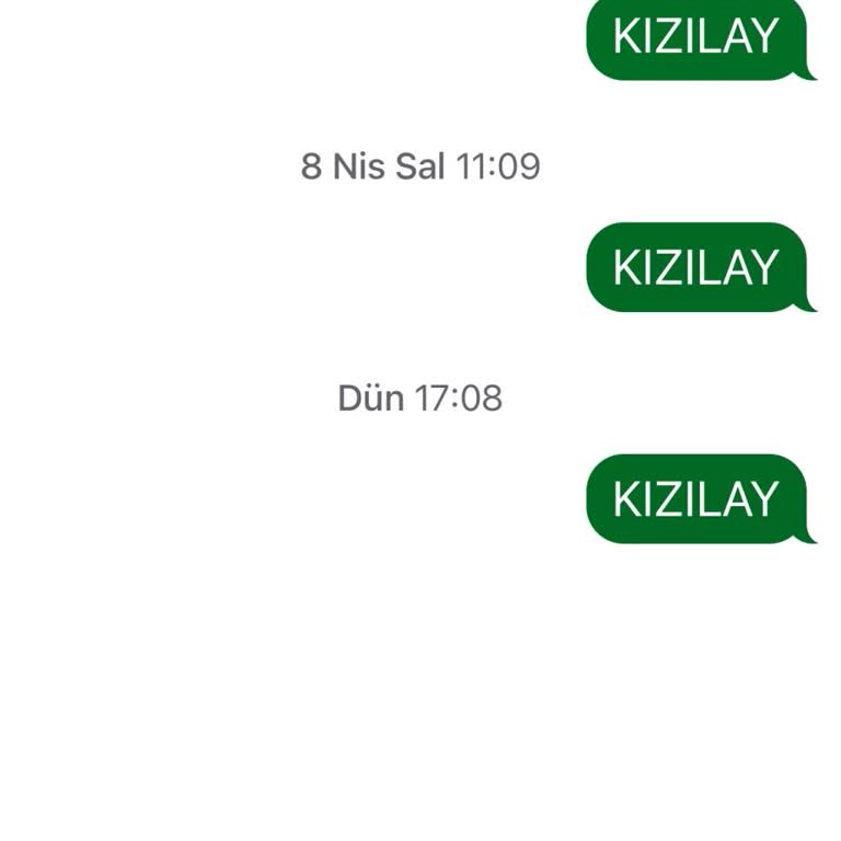 Türk Kızılay İzinsiz SMS Gönderileri
