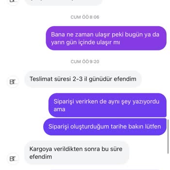 Siparişim Haftalardır Gelmedi Müşteri Hizmetleri İlgisiz