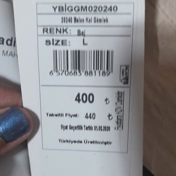 Mağaza Personelinin Dikkatsizliği Ve Etiket Fiyatı Farkı Nedeniyle Yaşanan Mağduriyet