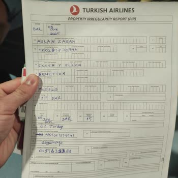 THY İle Valiz Gecikmesi Ve Seyahat Mağduriyeti