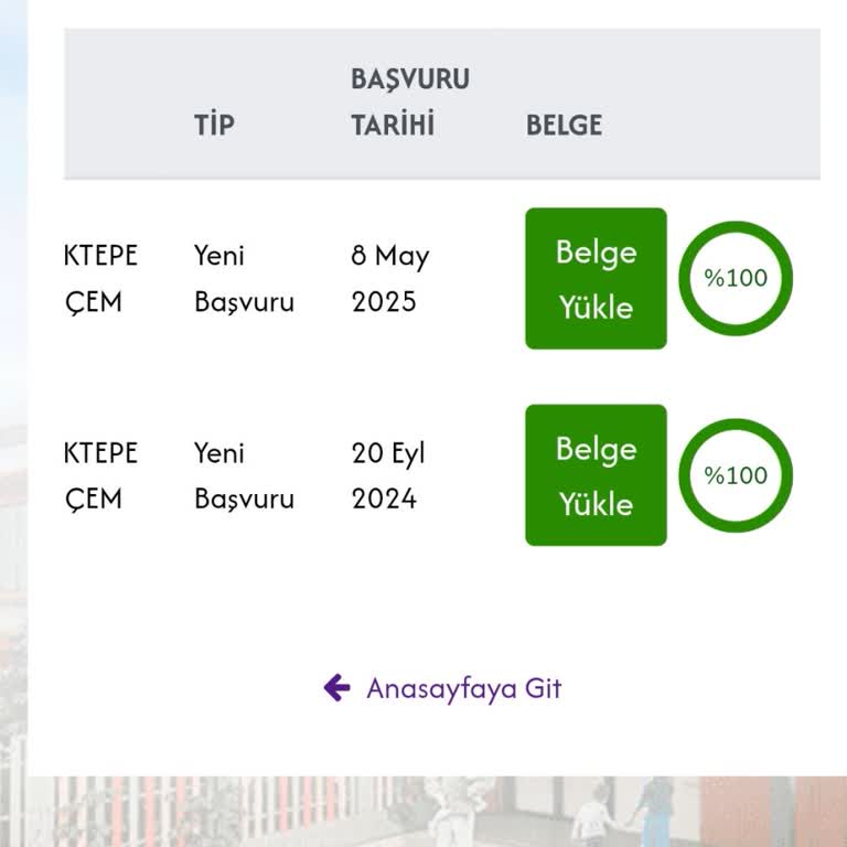 Yuvamız İstanbul Kayıt Sisteminde Belge Yükleme Sorunu
