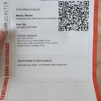 Yeni Alınan Samsung Ultra 24 Ekranında Piksel Kayması Sorunu