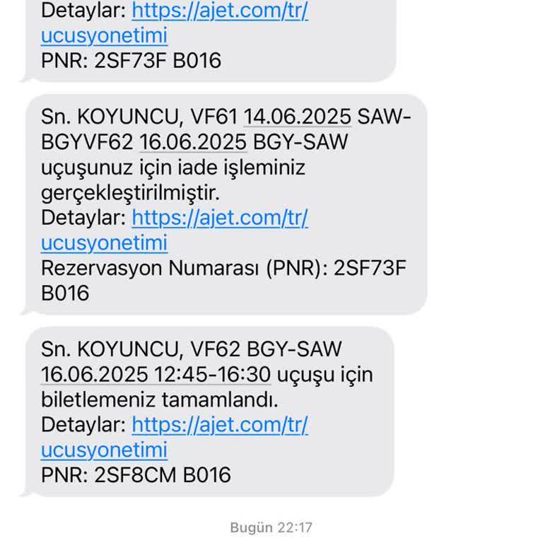 Uçak Bileti Değişiminde Yaşanan Mağduriyet