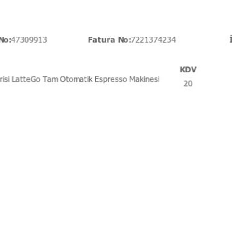 Eksik Ürün: Kahve Makinesi Kutusunda Bakım Yağı Yok