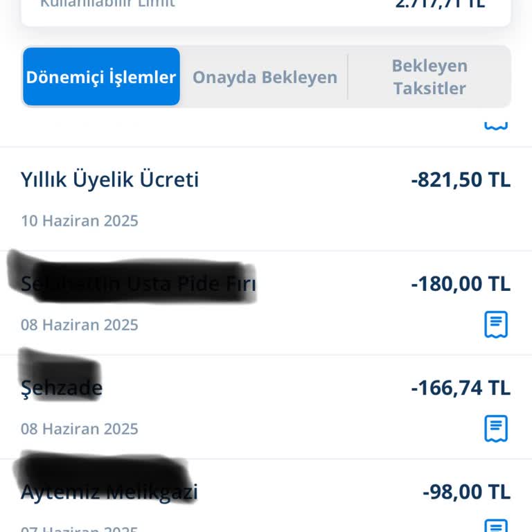 Kredi Kartımdan İzinsiz Yıllık Üyelik Ücreti Alınması