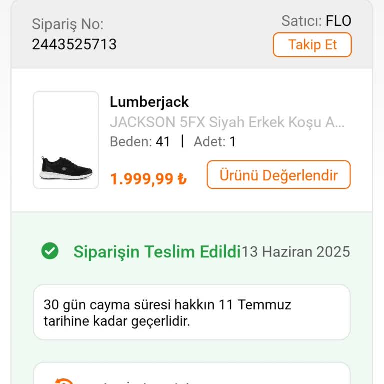 FLO'dan Eksik Ve İptal Edilen Ürünün Teslimiyle Yaşanan Mağduriyet