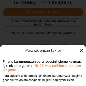 Temu'dan İptal Edilen Siparişin İadesi İki Aydır Yapılmadı