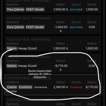 Kazançlarım Gerekçesiz Olarak Silindi Ve Para Çekmem Engellendi