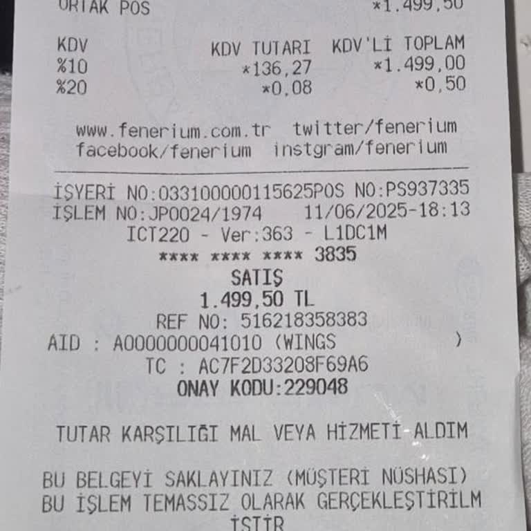 Fenerium Mağazasında Deneme Forması Satışı Nedeniyle Yaşadığım Mağduriyet