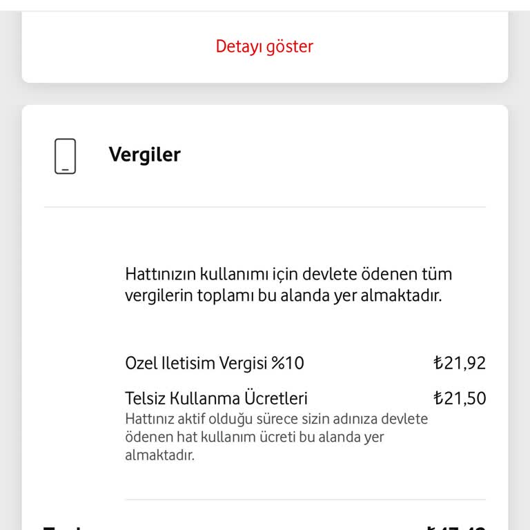 Faturama Yansıtılan Ek Ücret Hakkında İade Talebim Var