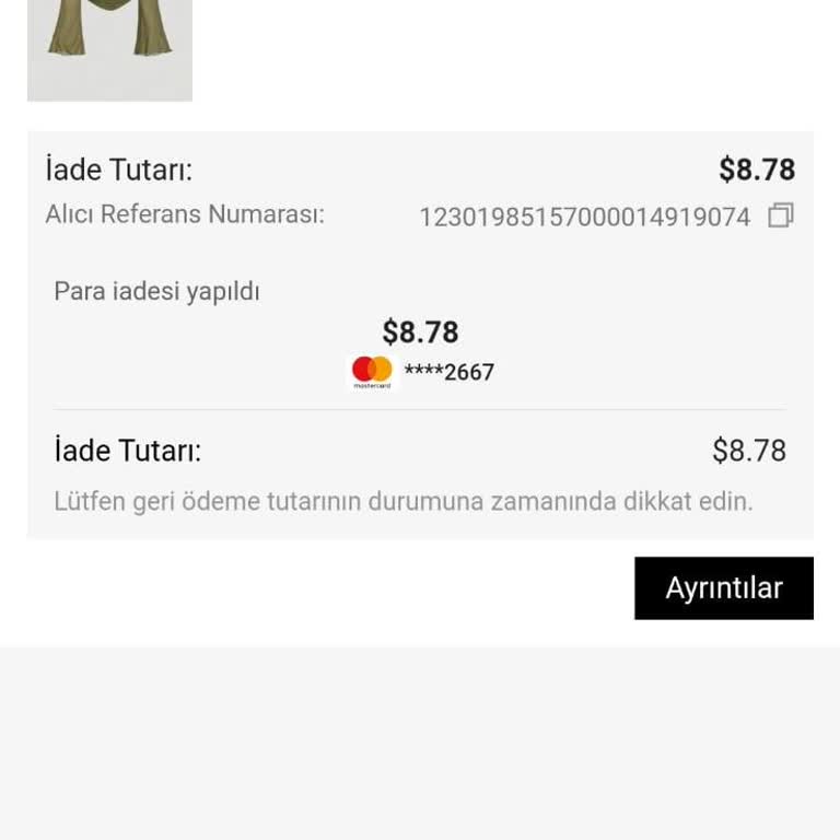 Para İadesi Yapılmadı, Mağduriyetim Giderilsin