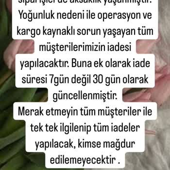 Gizce'den Sipariş Sonrası İletişimsizlik Ve Para İadesi Sorunu