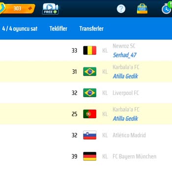 Oyun İçindeki Transfer Sistemi Ve Satış Sorunu