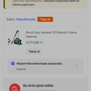 Siparişim Teslim Edilmedi, Bilgim Dışında İptal Edilip Yeniden Satış Yapıldı