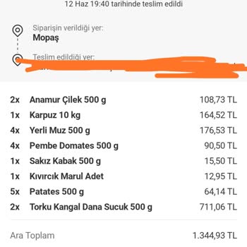 Çürük Sebze Ve Meyveler İle İlgili Müşteri Hizmetlerine Ulaşamama Sorunu