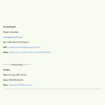 Sipariş Bilgilerinin Ve Kargo Takibinin Paylaşılmaması