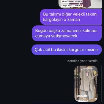 Elbise Değişim Sürecinde Yaşanan İletişim Sorunları Ve Yanlış Ürün Gönderimi