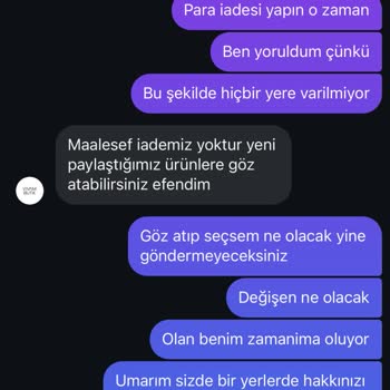 Elbise Değişim Sürecinde Yaşanan İletişim Sorunları Ve Yanlış Ürün Gönderimi