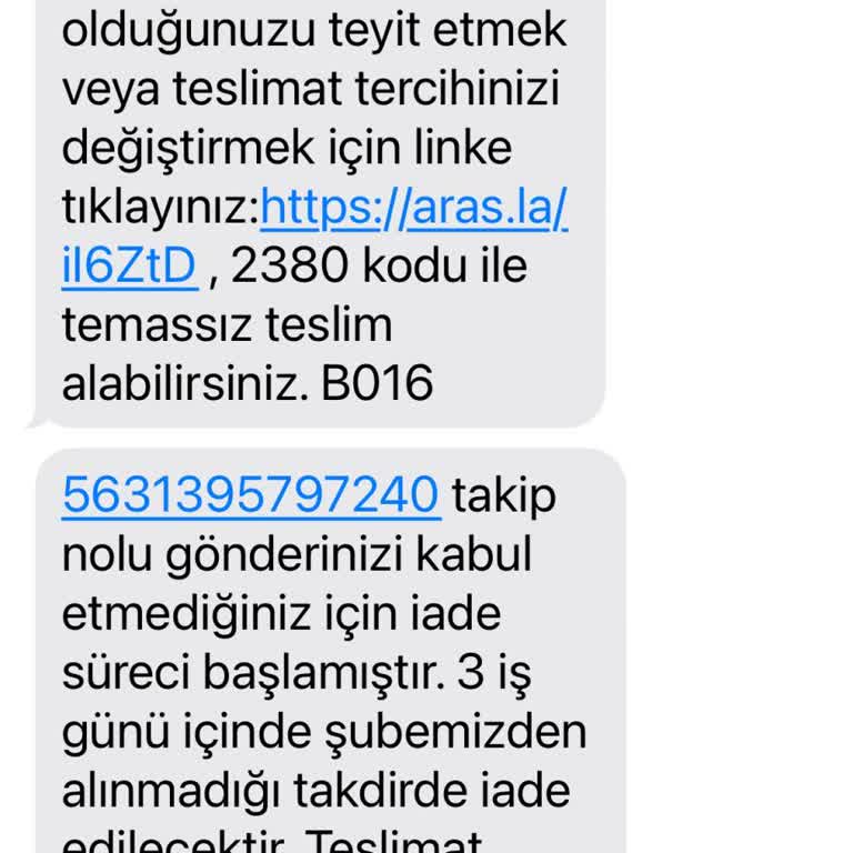 Kargo Teslim Edilmeden İade Mesajı Gönderildi, Müşteri Mağdur Edildi