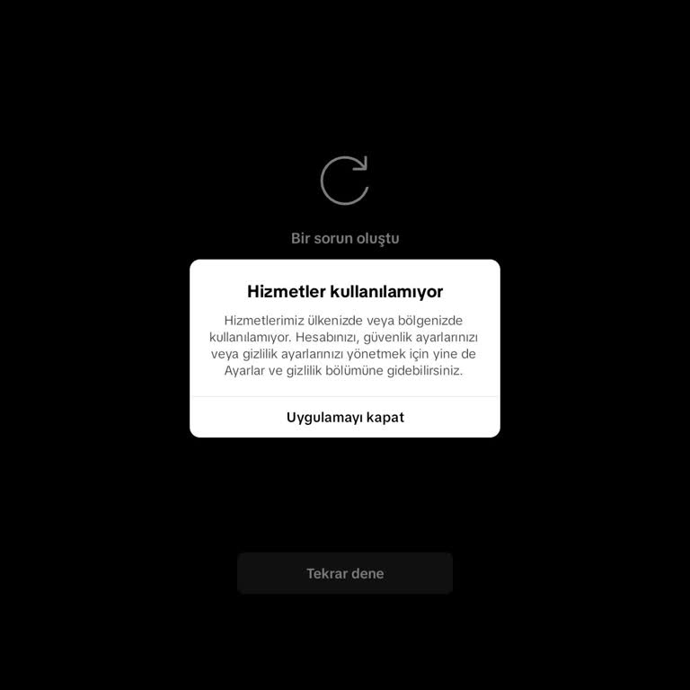 I Can’t Access TikTok in Turkey—App Logs Me Out and Shows a Location Error