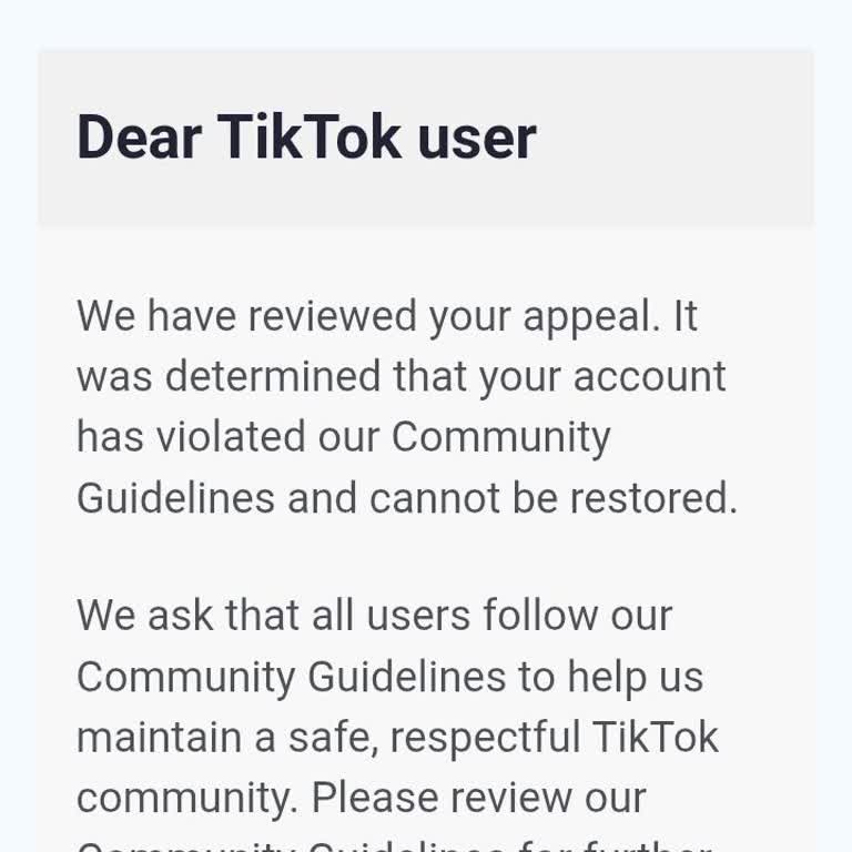 TikTok Closed My Account After All My Hard Work and Refuses to Reinstate It