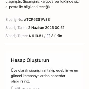 Siparişim Ulaşmadı, Markaya Ulaşamıyorum