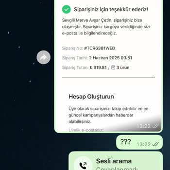 Siparişim Ulaşmadı, Markaya Ulaşamıyorum