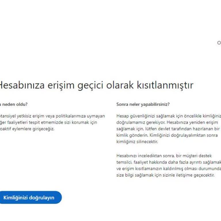 Linkedin Hesabım Sebepsiz Yere Kısıtlandı, Destek Ekibine Ulaşamıyorum